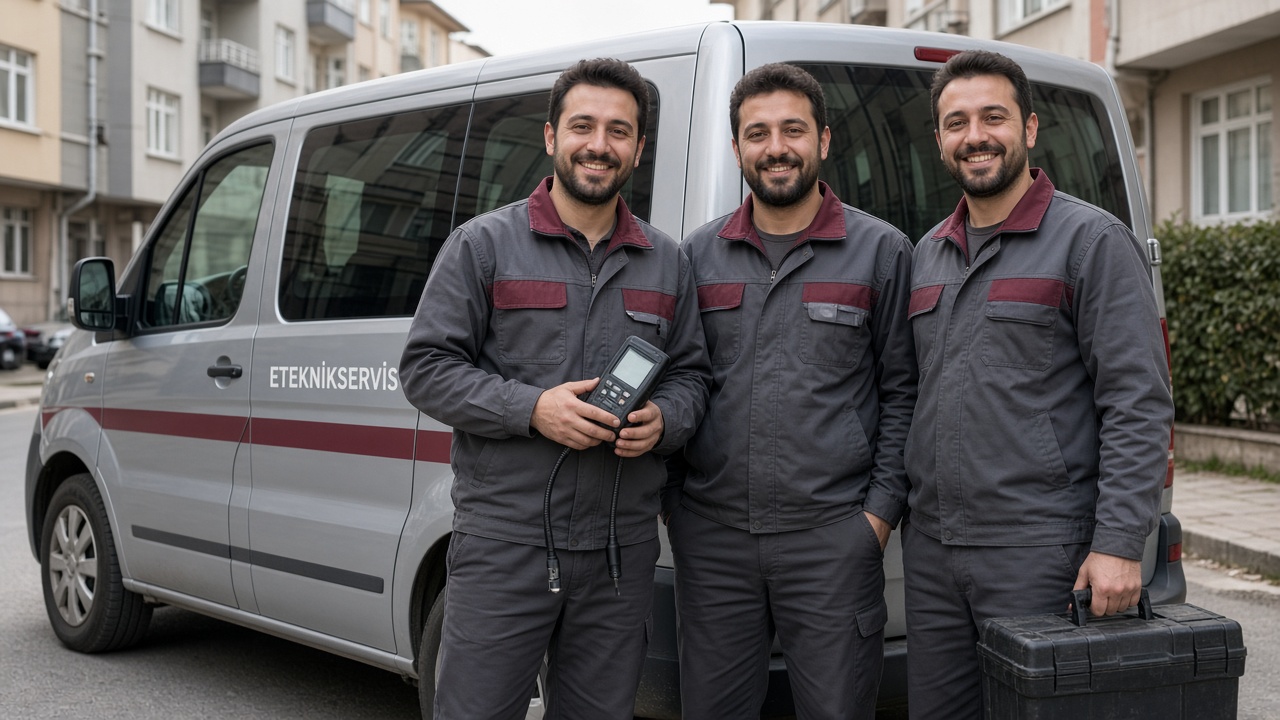 Foça teknik servis ekibi